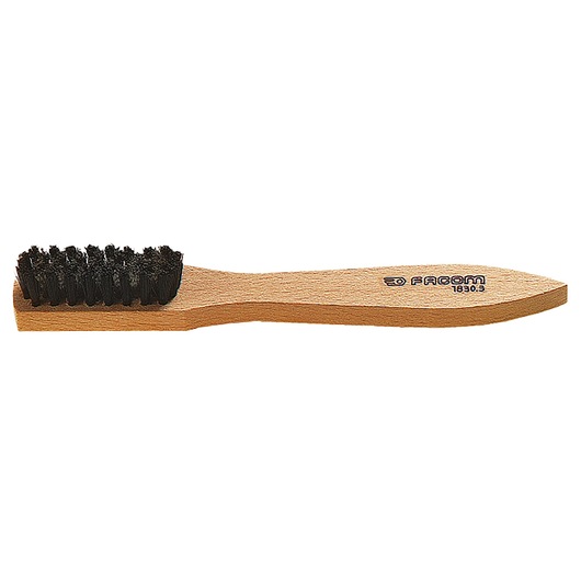 Etching brush cleaning brush metal core with nylon outer