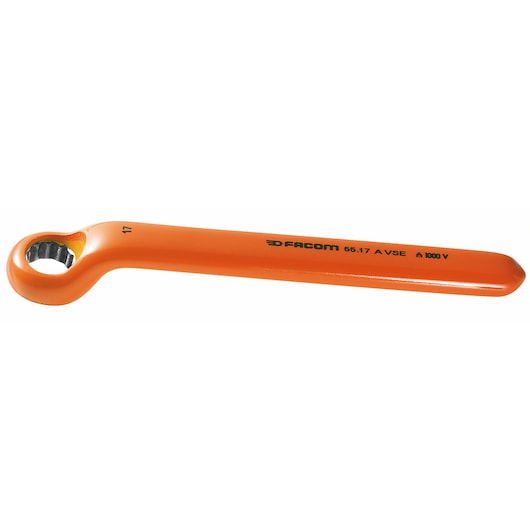 1,000 V insulated offset ring wrench, 10 mm