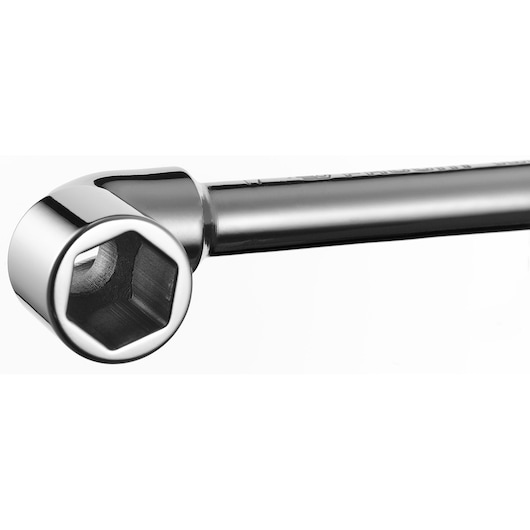 Angled-socket wrench, (6 x 6 Points), 14 mm