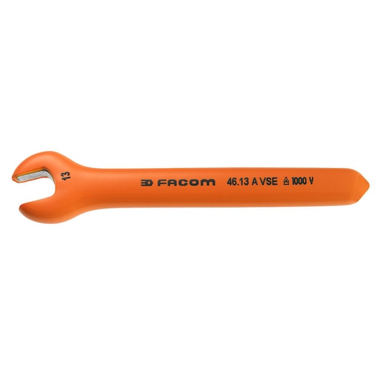 1,000 V insulated open end wrench, 14 mm