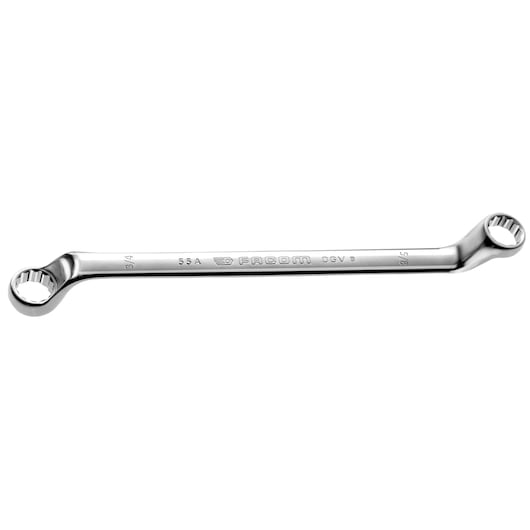 Double offset-ring wrench, 1"1/8 x 1"1/4
