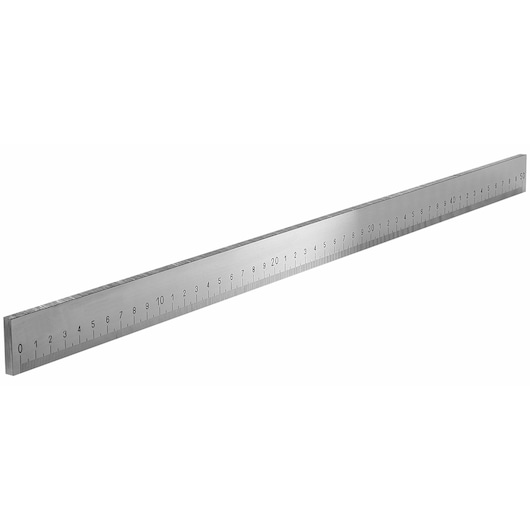 Stainless Steel Solid Rule, 1 Side 500 mm