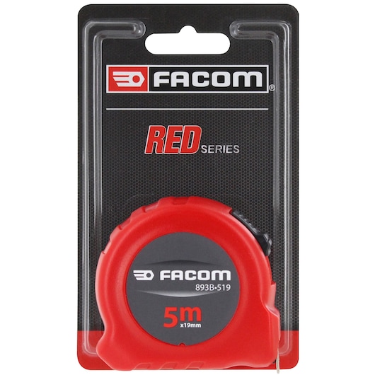 Metric Short Tape 5m x 19mm, RED Series