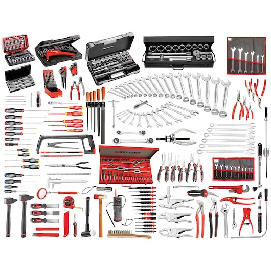 Mechanics Set, 343 Tools Metric