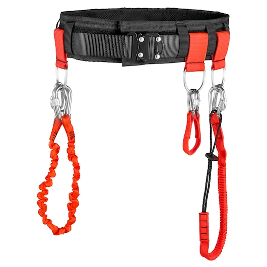 Belt with dual point metal loop 100-140cm Safety Lock System