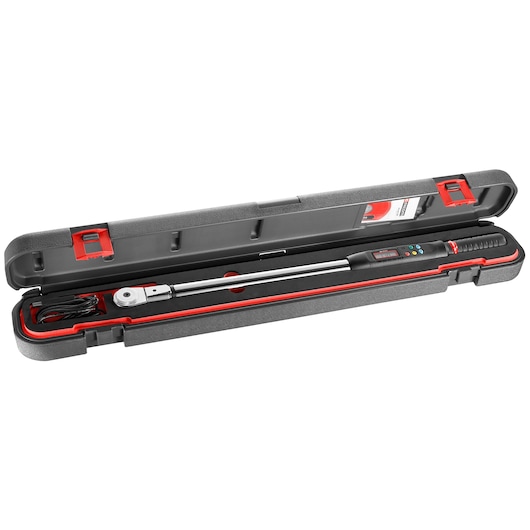 Electronic Torque Wrench with ratcheting head, square drive 1/2, range 60-340Nm