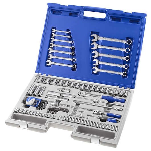 EXPERT by FACOM® 1/4 in. & 1/2 in. socket, wrench and accessory set 101 pieces
