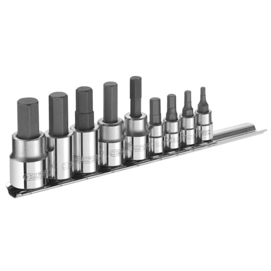EXPERT by FACOM® 1/4 in., 3/8 in. socket set 9 pieces