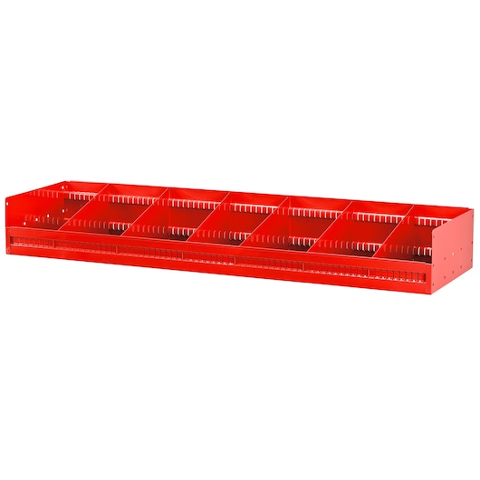 Inclined Shelf D 375mm, Uprights 5003ME, 4 Removable Dividers, L 1425 x H 185 mm