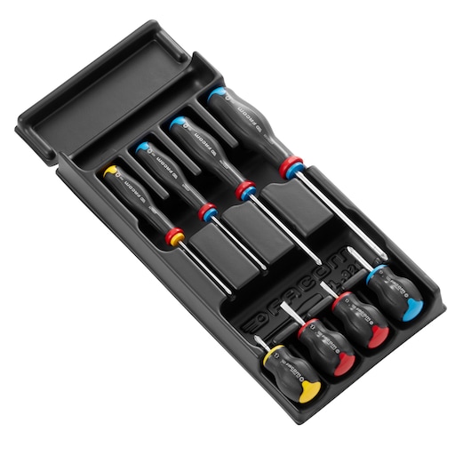 8 PROTWIST® screwdriver in thermo-formed module, small 1/3"