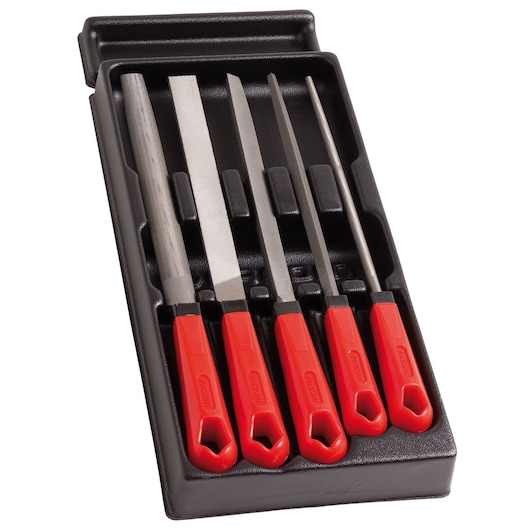 File set and handle in module, 5 pieces, 200 mm, packaged